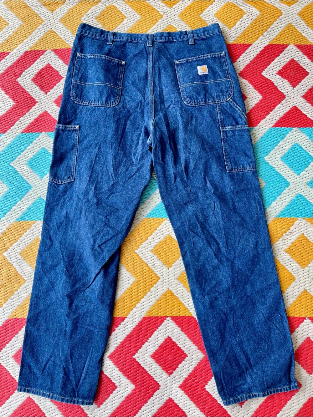 Carhartt Dungaree Carpenter Jeans 38x34 100% Cotton